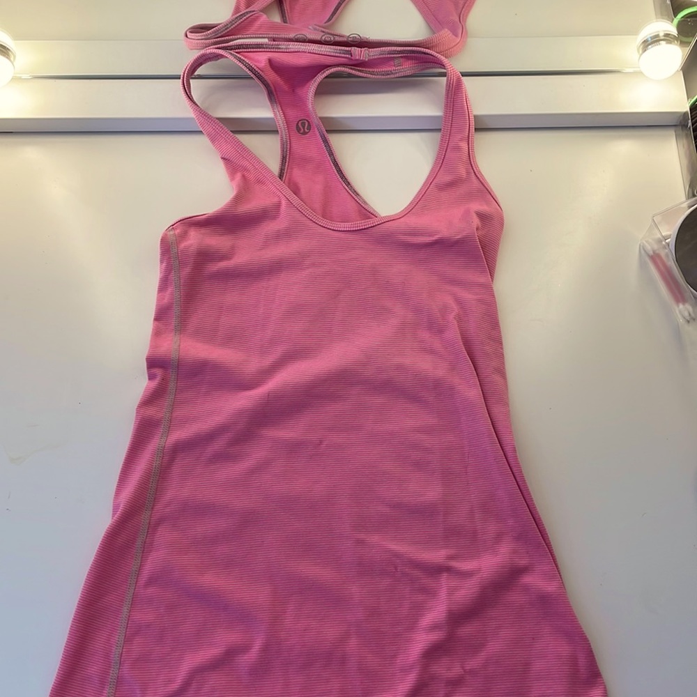 Lululemon tank top pink